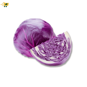 fresh red cabbage 1 piece, afwaan